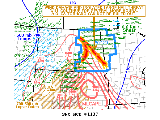 Mesoscale Discussion 1137