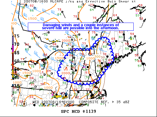 Mesoscale Discussion 1139