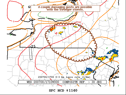 Mesoscale Discussion 1140