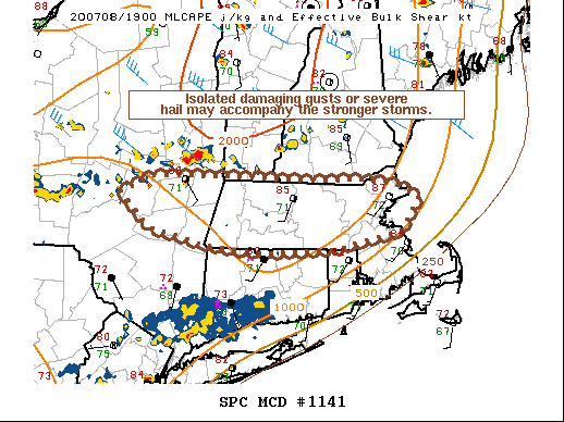 Mesoscale Discussion 1141