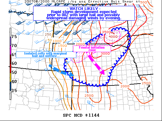 Mesoscale Discussion 1144