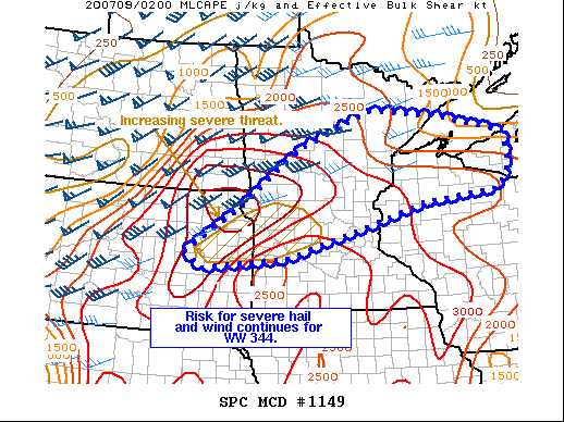Mesoscale Discussion 1149