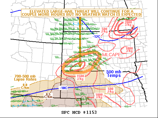 Mesoscale Discussion 1153
