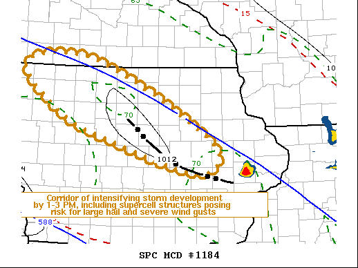 Mesoscale Discussion 1184