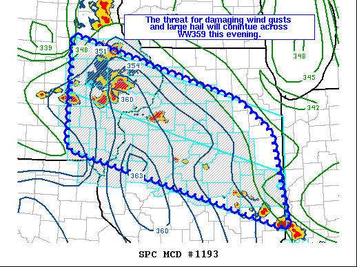 Mesoscale Discussion 1193