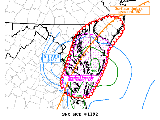 Mesoscale Discussion 1392
