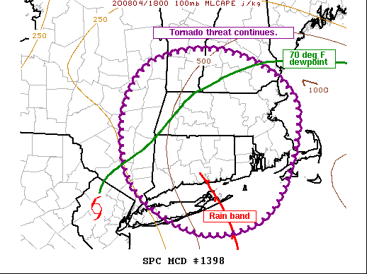 Mesoscale Discussion 1398