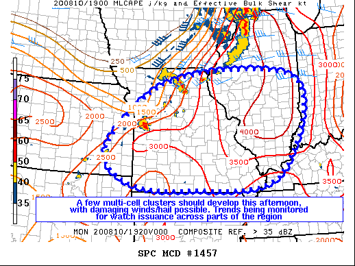 Mesoscale Discussion 1457