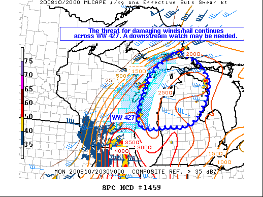 Mesoscale Discussion 1459