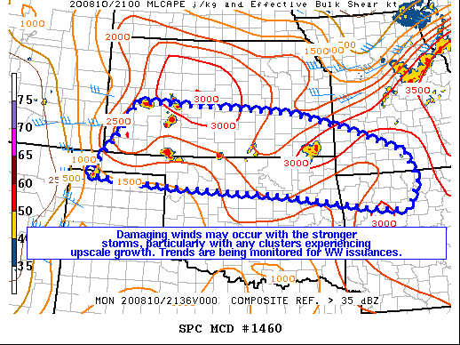 Mesoscale Discussion 1460