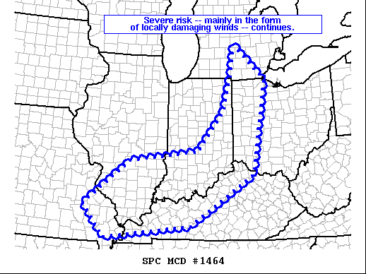 Mesoscale Discussion 1464