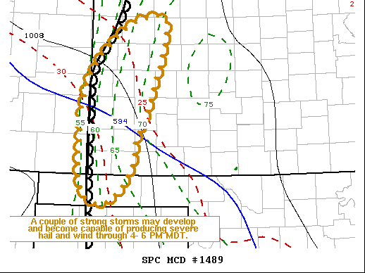 Mesoscale Discussion 1489
