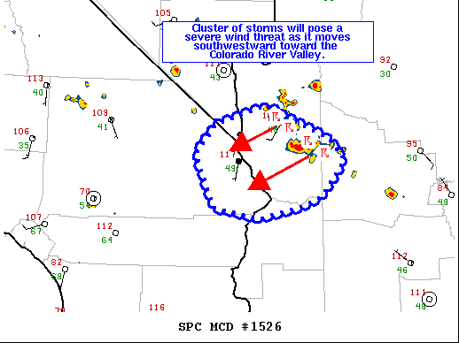 Mesoscale Discussion 1526