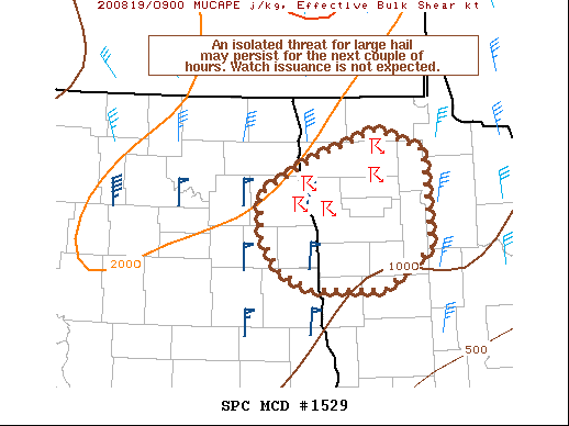 Mesoscale Discussion 1529