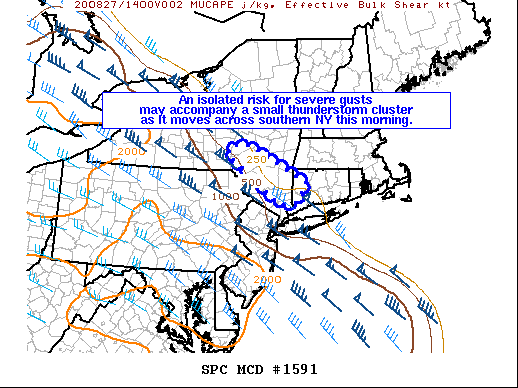 Mesoscale Discussion 1591