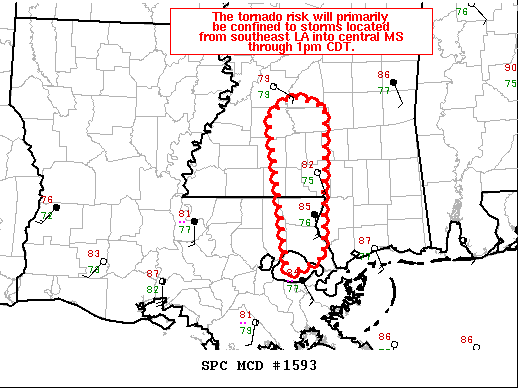 Mesoscale Discussion 1593