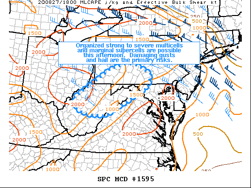 Mesoscale Discussion 1595