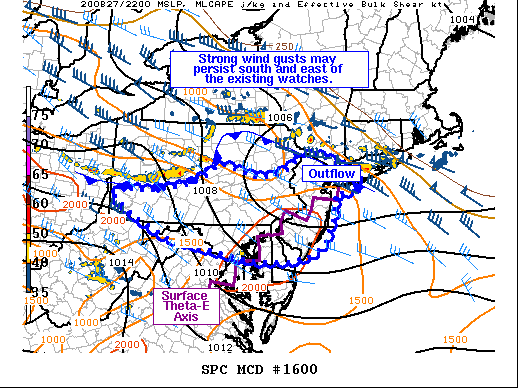 Mesoscale Discussion 1600