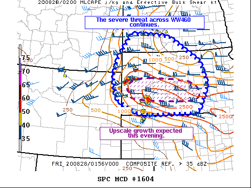 Mesoscale Discussion 1604