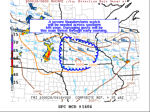 Mesoscale Discussion 1606
