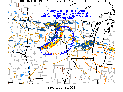 Mesoscale Discussion 1609