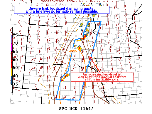 Mesoscale Discussion 1647