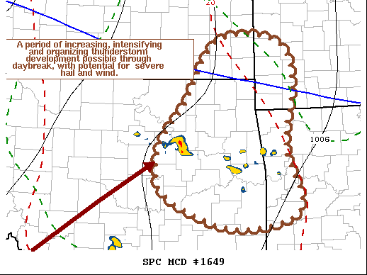 Mesoscale Discussion 1649