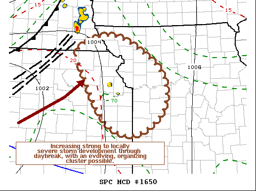 Mesoscale Discussion 1650