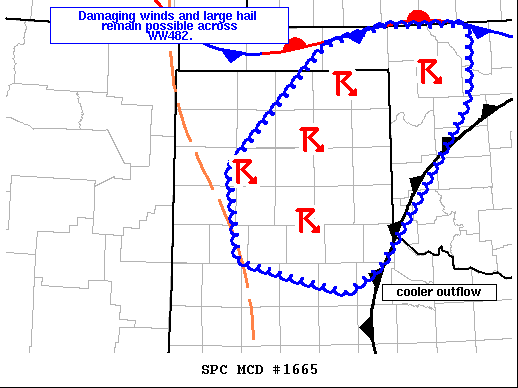 Mesoscale Discussion 1665