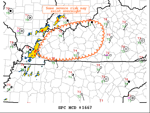 Mesoscale Discussion 1667