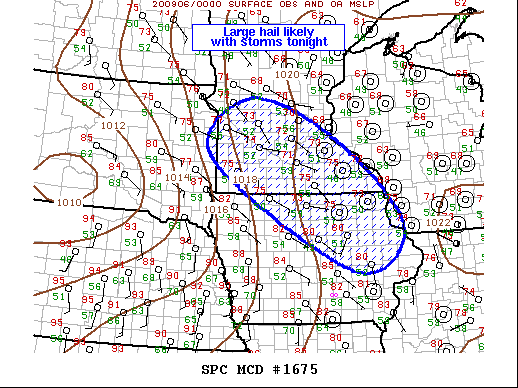 Mesoscale Discussion 1675