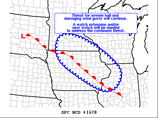 Mesoscale Discussion 1678
