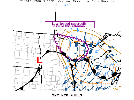 Mesoscale Discussion 1819