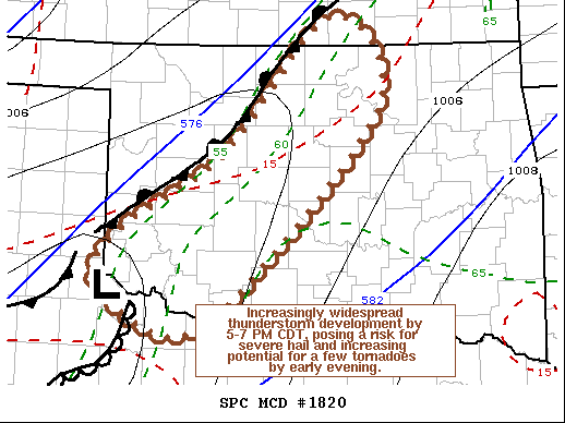 Mesoscale Discussion 1820