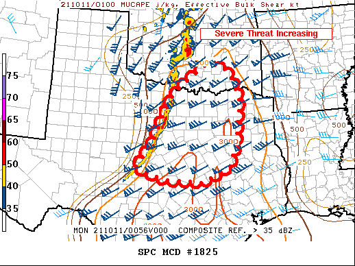 Mesoscale Discussion 1825