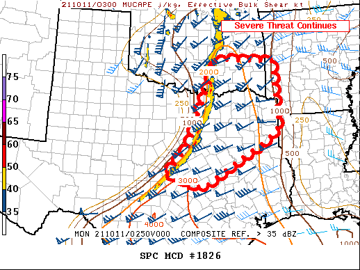 Mesoscale Discussion 1826