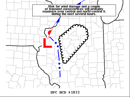 Mesoscale Discussion 1833