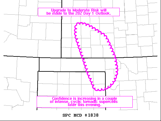 Mesoscale Discussion 1838