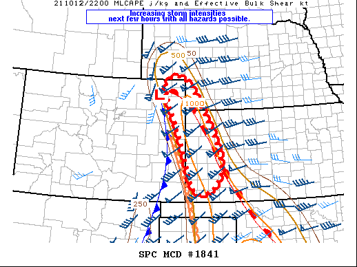 Mesoscale Discussion 1841