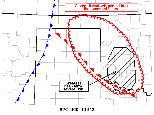 Mesoscale Discussion 1842