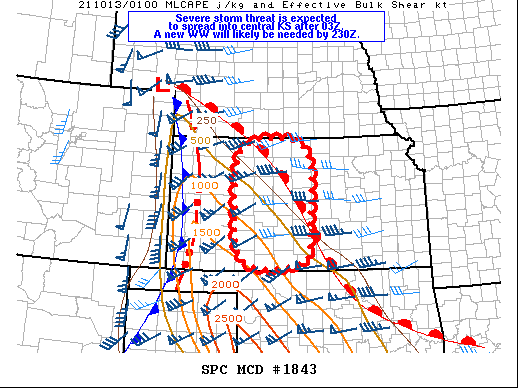Mesoscale Discussion 1843