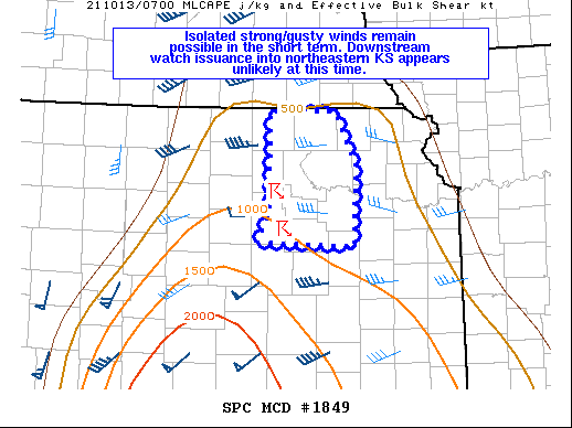 Mesoscale Discussion 1849