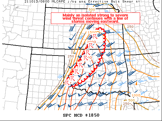 Mesoscale Discussion 1850