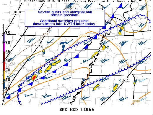 Mesoscale Discussion 1866