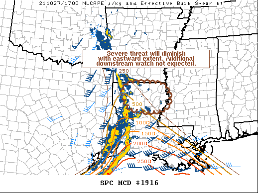 Mesoscale Discussion 1916