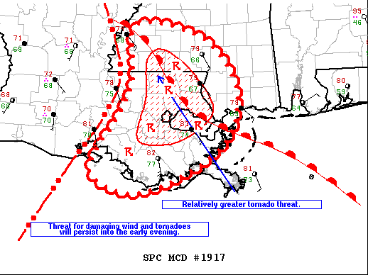 Mesoscale Discussion 1917