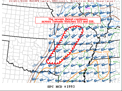 Mesoscale Discussion 1993