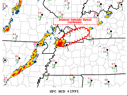 Mesoscale Discussion 1995