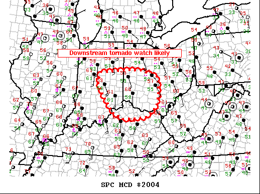 Mesoscale Discussion 2004