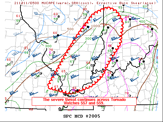 Mesoscale Discussion 2005